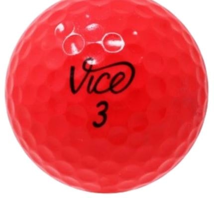 Vice Pro AA grade used golf balls